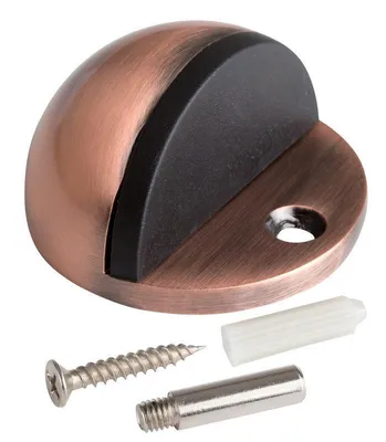 Obrázek produktu pro Walteco Dveřní zarážka, průměr 44x25mm, k našroubování, antik měď