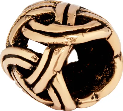 Produktbild von Haarschmuck Bartperle Nâmésté Knotenmuster Bronzelockenperle 6464