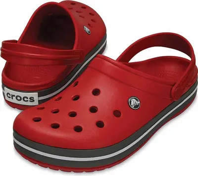 Obrázok produktu pre Crocs Crocband, Nazúvacie topánky, Unisex, Dospelý, Červená, Šedá, 36 - 37, 36-37