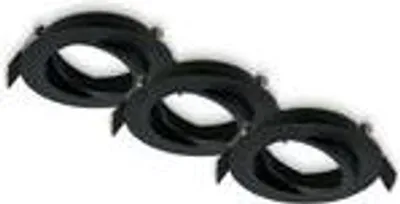 Produktbild von Einbaustrahler 3 Set Spot 230V Schwenkbar Deckenleuchte GU10 max. 7W Schwarz 8cm