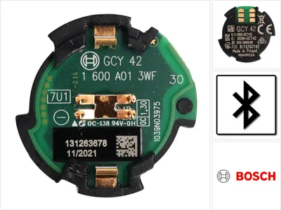 Obrázok produktu pre Bosch GCY 42, Bluetooth modul, Zelená, CR 2032, 3 cm, 7 mm, 10 g