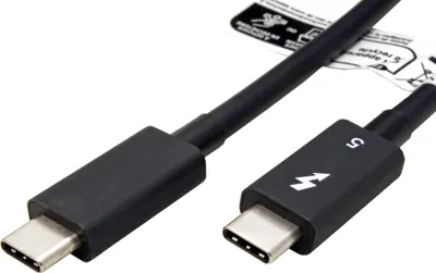Obrázek produktu pro ROLINE Thunderbolt 5 kabel, USB C(M) - USB C(M), 80Gb/s, PD 240W, černý, 1m (11.02.9112)