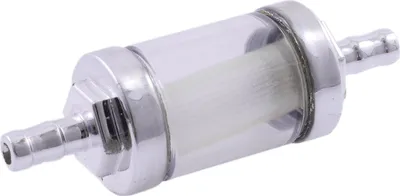 Produktbild von Benzinfilter Chrom Glas 3/16 universal Roller Mofa Moped Quad Kraftstoff Filter