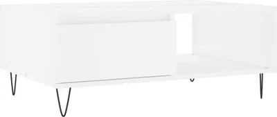 Obrázek produktu pro vidaXL Konferenční stolek bílý 90x60x35 cm Materiál dřevo