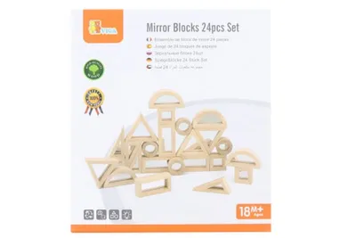 Produktbild von Spiegelwürfel aus Holz 24 Stück