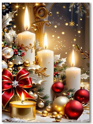 Image de Kit de peinture diamant 5D - Motif sapin de Noël - Kit de loisirs créatifs pour adultes et enfants - 30 cm x 40 cm - 1 pièce