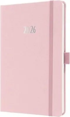 Image de sigel Calendrier livre Jolie Feel 2026 textile A5 rose
