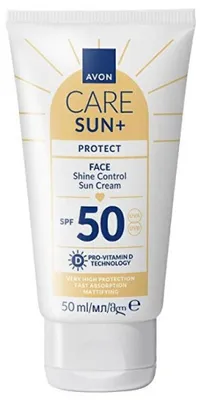 Image de AVON Care Sun+ Crème solaire pour le visage avec effet matifiant SPF 50