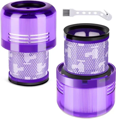 Produktbild von Filter für Dyson V15 V11 SV17 SV14 SV22 Staubsauger, 2 Stück Ersatzfilter Ersatzteile V11 Absolute Extra Pro, V15 Detect Animal Torque Drive Total Clean für Dyson Ersetzen Sie 970013-02 & 97001302