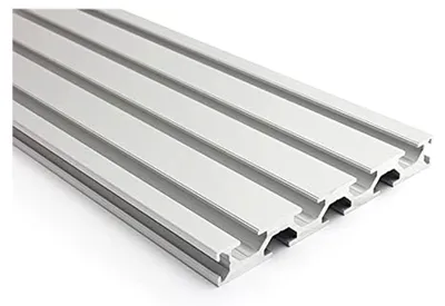 Produktbild von Aluminiumprofil 120 x 15 mm B-Typ Nut 8 (leicht), silber eloxiert