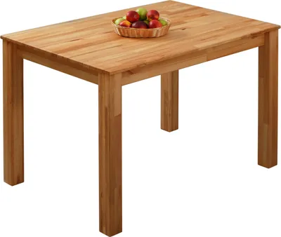 Produktbild von Krok Wood Esstisch Bonn aus Massivholz in Buche 110 x 75 x 75 cm