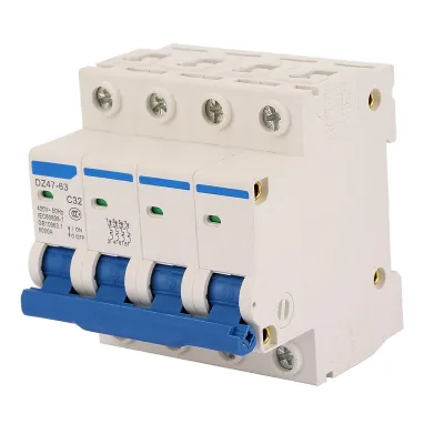 Obrázok produktu pre DZ47-63 4P 32A 400V Miniatúrny prúdový istič RCCB