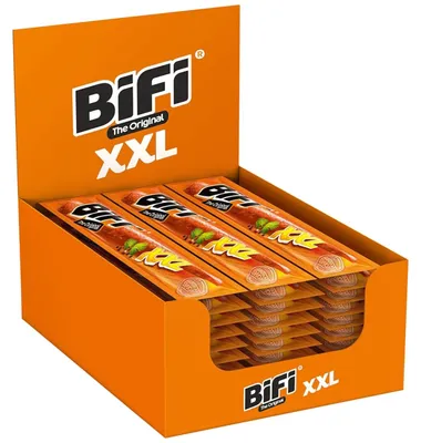 Produktbild von BiFi Original XXL 30 x 40g Salami Geräucherte Mini Wurstsnack 30er Box