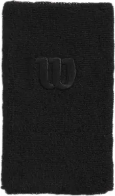 Produktbild von Wilson Extra Wide Handgelenkband Schwarz  Herren,Damen Schwarz One Size