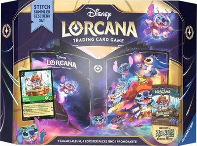 Produktbild von Disney Lorcana Azurblaues Meer - Stitch Sammler Geschenkset (Deutsch)