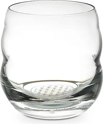 Produktbild von Vitalwasser-Trinkglas Mythos happy mit BDL bunt -- 250 ml