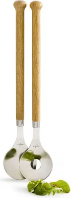 Produktbild von Sagaform Oval Eiche Salatbesteck, Durchmesser 5,8x31 cm