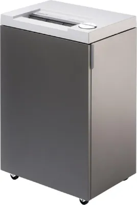 Zdjęcie produktu dla Biurkowa niszczarka dokumentów EBA 1624 C 4x40 mm z funkcją cięcia na ścinki, poziom bezpieczeństwa P-4, na 11-13 arkuszy (80 g/m²), pojemność zbiorcza 35 litrów