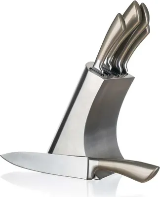 Produktbild von Küchenmesserset Im Banquet Platin-Ständer