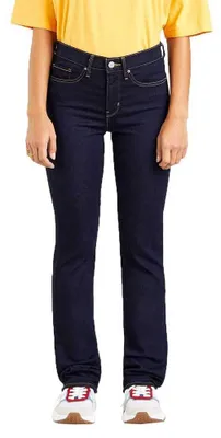 Obrázek produktu pro Dámské džíny Levi's 314 Shaping, rovný střih, s příměsí Elastanu, modrá (tmavá)