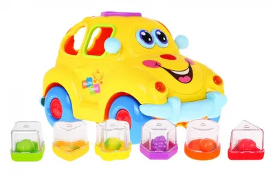Image de Voiture de tri interactive 2en1 pour les enfants de 18 mois et plus. Jouet sensoriel