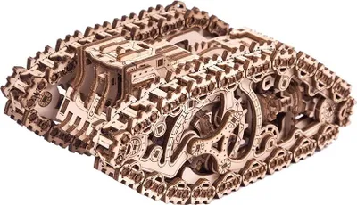 Produktbild von Mechanisches 3D-Puzzle, Steampunk-Panzer, WT, Holz, 381 Teile