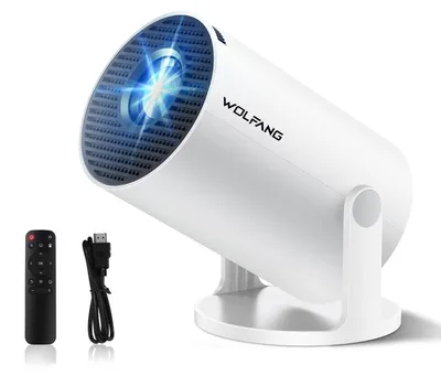 Immagine prodotto di Proiettore portatile da 20.000 lumen - Risoluzione Full HD 1920x1080 - Sistema Android 11 - Proiettore LED
