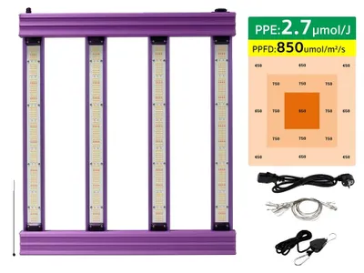 Zdjęcie produktu dla Oświetlenie roślin LED, pełne spektrum, ściemnialne, 200W