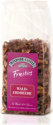 Produktbild von Windsor-Castle Früchtetee-Mischung Fruitics Walderdbeere, 200g Tüte