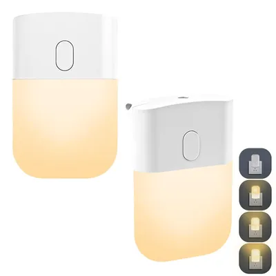 Obrázok produktu pre Nočné lampičky pre deti, 2 kusy, LED nočné lampičky so senzorom súmraku