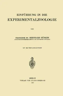 Obrázok produktu pre Einführung in die Experimentalzoologie