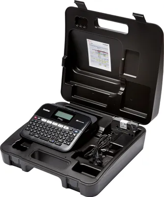 Produktbild von Brother PT-D450VP, LCD, Schwarz, TZe, 3.5mm - 18mm, 1D, 2D, CODABAR (NW-7), Code 39, Code-128 Codabar Library, EAN128, EAN13, EAN8, GS1-128, ITF-25, UPC, Manuell