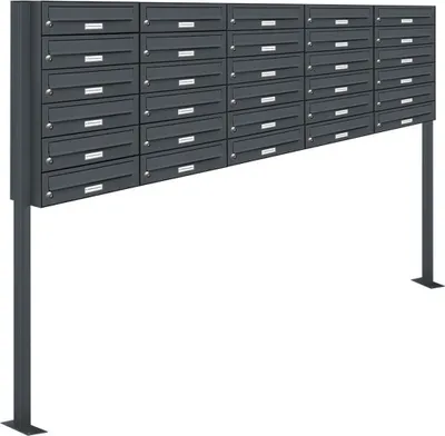 Produktbild von 30 er Standbriefkasten Anlage Freistehend RAL 7016 - Anthrazit