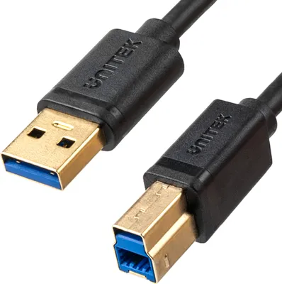 Produktbild von Unitek C14095BK Kabel USB-A k tiskárně USB 3.0, 2 m (C14095BK-2M)