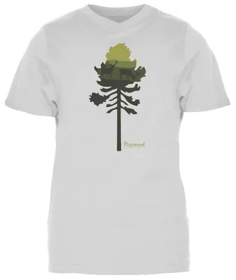 Produktbild von Pinewood 3449 Finnveden Outdoor Damen T-Shirt White Mela. Pine Tree (619) M