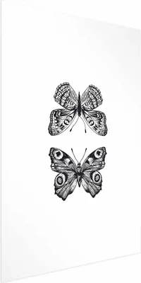 Produktbild von Posterpapier Poster - Two Butterflies 29.7x42 cm Tiere g-B-0115-ao-a