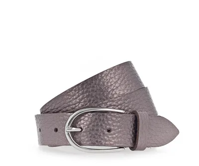 Immagine prodotto di Vanzetti Pelle cintura Glitter Radiance 30mm Metallic Belt W100 Silvergrey Metallic grigio