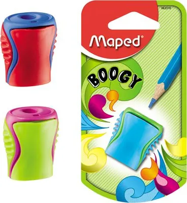 Immagine prodotto di Temperówka Maped Boogy z pojemnikiem i jednym otworem 1szt.mix