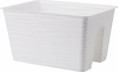 Obrázok produktu pre SAHARA plastové zábradlie truhla biela 40cm