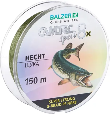 Produktbild von Balzer Camtec Speci 8x Hecht 150m 0,18mm(12,0kg)