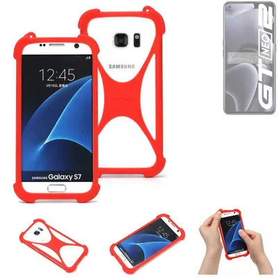 Produktbild von K-S-Trade Handy-Hülle kompatibel mit Realme Gt Neo 2 Schutz-Hülle Bumper Silikon Schutz Hülle Cover Case Silikoncase Silikonbumper TPU Softcase
