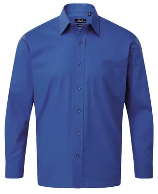 Image de Chemise Premier pour homme à manches longues LT5998 (45,5 cm) (bleu roi)