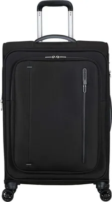 Produktbild von American Tourister Trolley Cloudrider Spinner Exp. TSA Jet Black schwarz 66cm