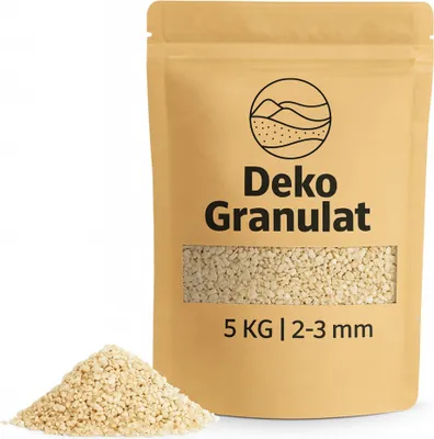 Produktbild von Deko-Granulat 5 KG creme Ø 2-3 mm Vasen Glas-Füllung Streudeko