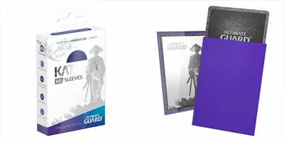 Produktbild von Ultimate Guard Katana Sleeves Japanische Größe Blau - 60 Stück