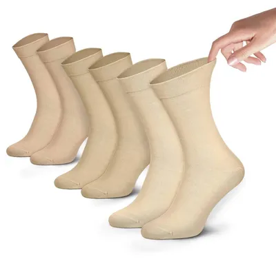 Produktbild von Gesunde Socken ohne Gummi für Männer - Set von 3