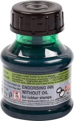 Produktbild von KOH Stempelfarbe 50 ml PVC Flasche grün