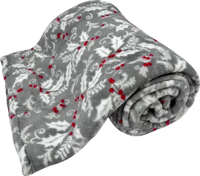 Immagine prodotto di HOME ELEMENTS Coperta 150 x 200 cm, 220 GSM, Stampa Grigio agrifoglio