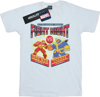 Immagine prodotto di Marvel - T-shirt "Fight Night" da uomo BI51369 (5XL) (bianca)