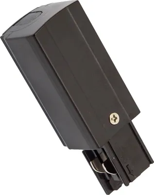 Produktbild von SPS2 Stromschiene Einspeißung für Phasen-Schienensystem, links, schwarz
